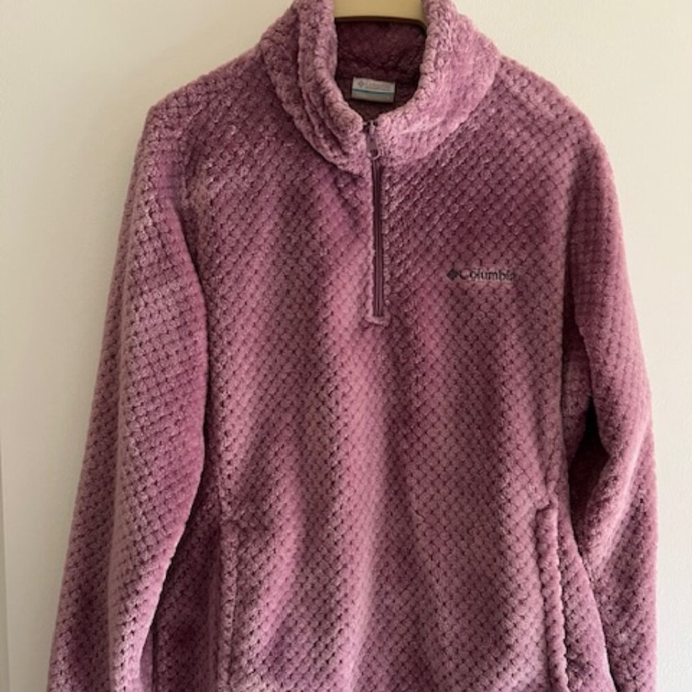 Women's Columbia Quarter Zip Sherpa FireSide Jacket